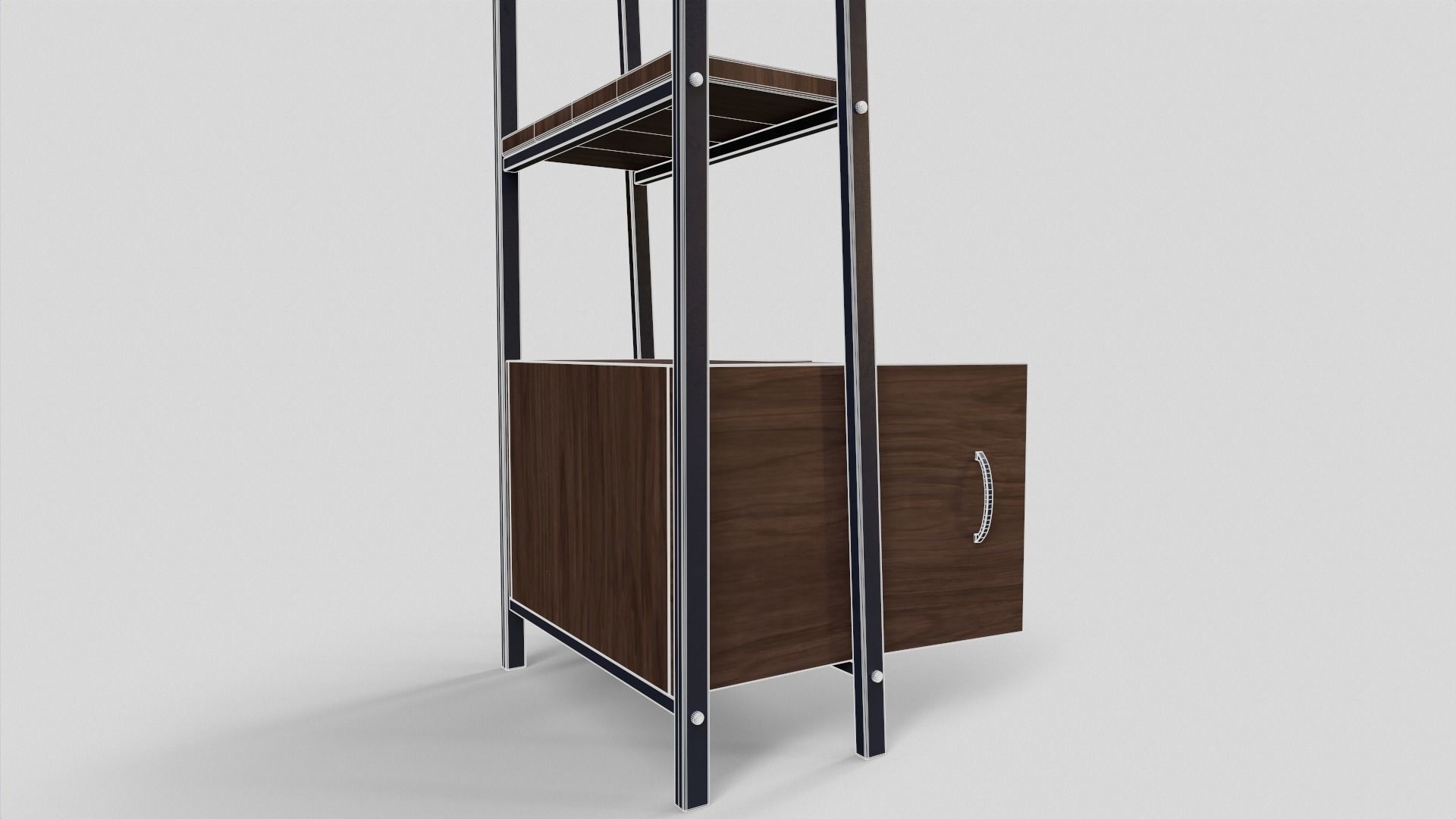Home Furniture Low-poly 3D model_10
