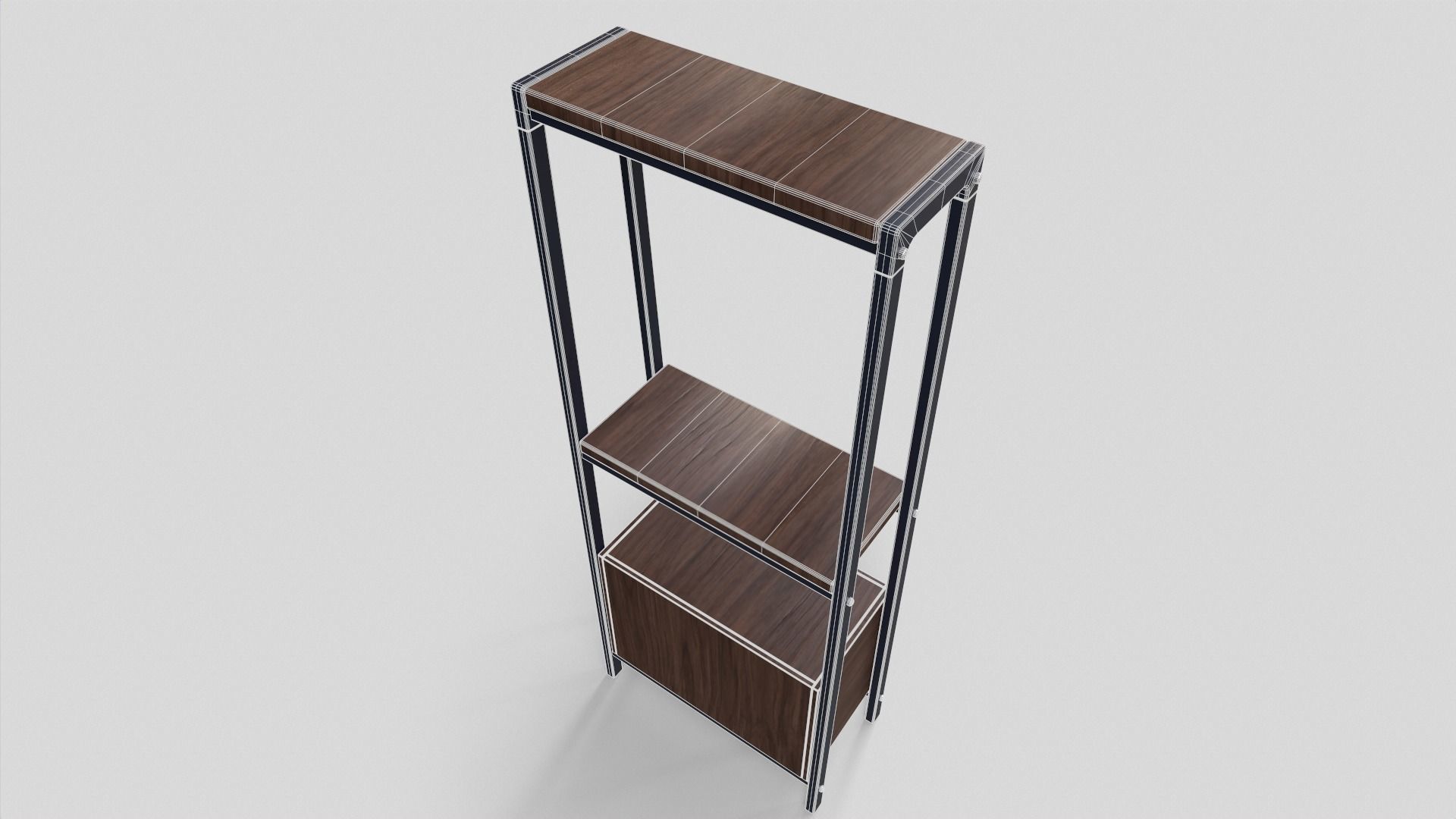 Home Furniture Low-poly 3D model_12