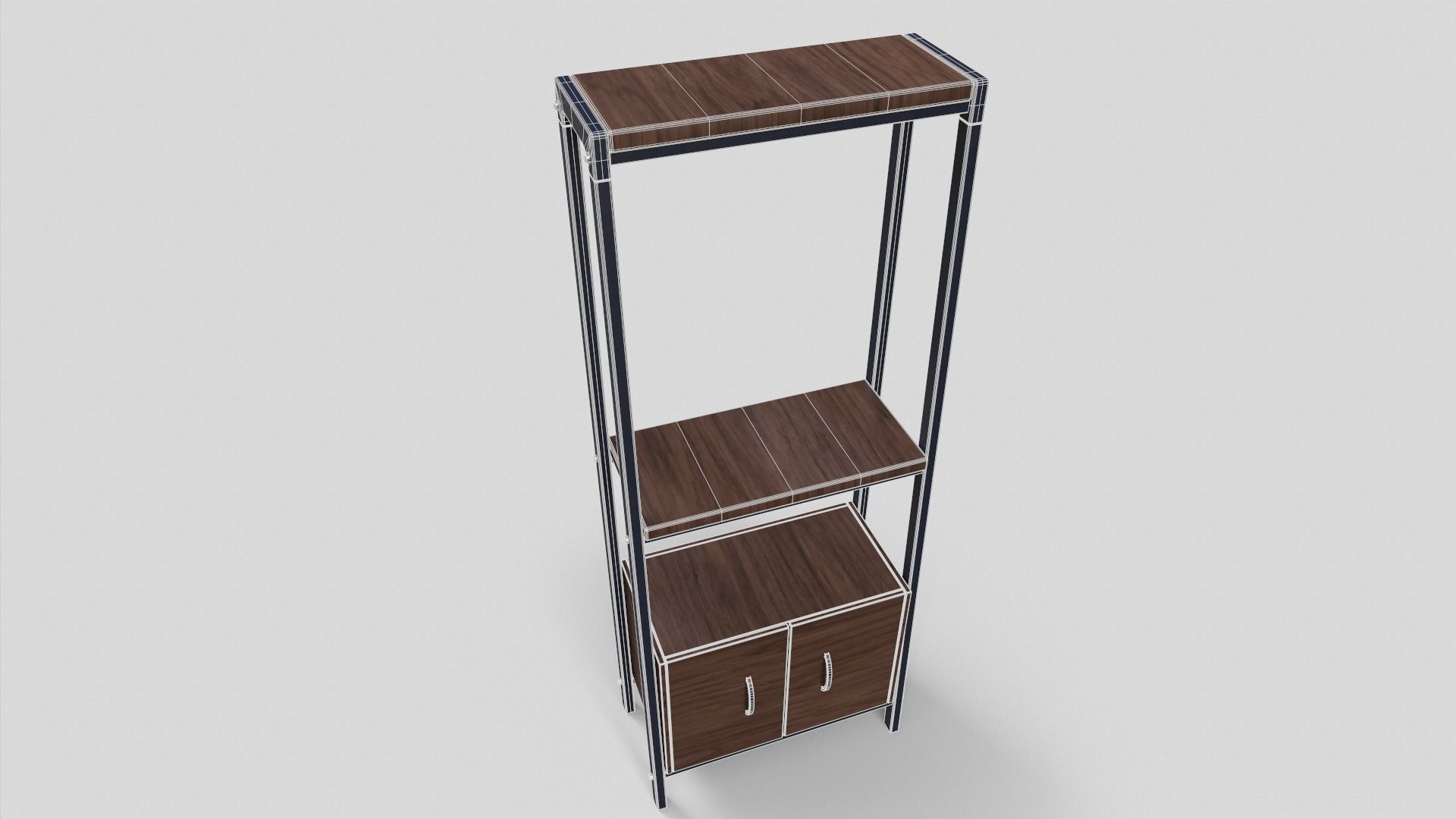 Home Furniture Low-poly 3D model_11