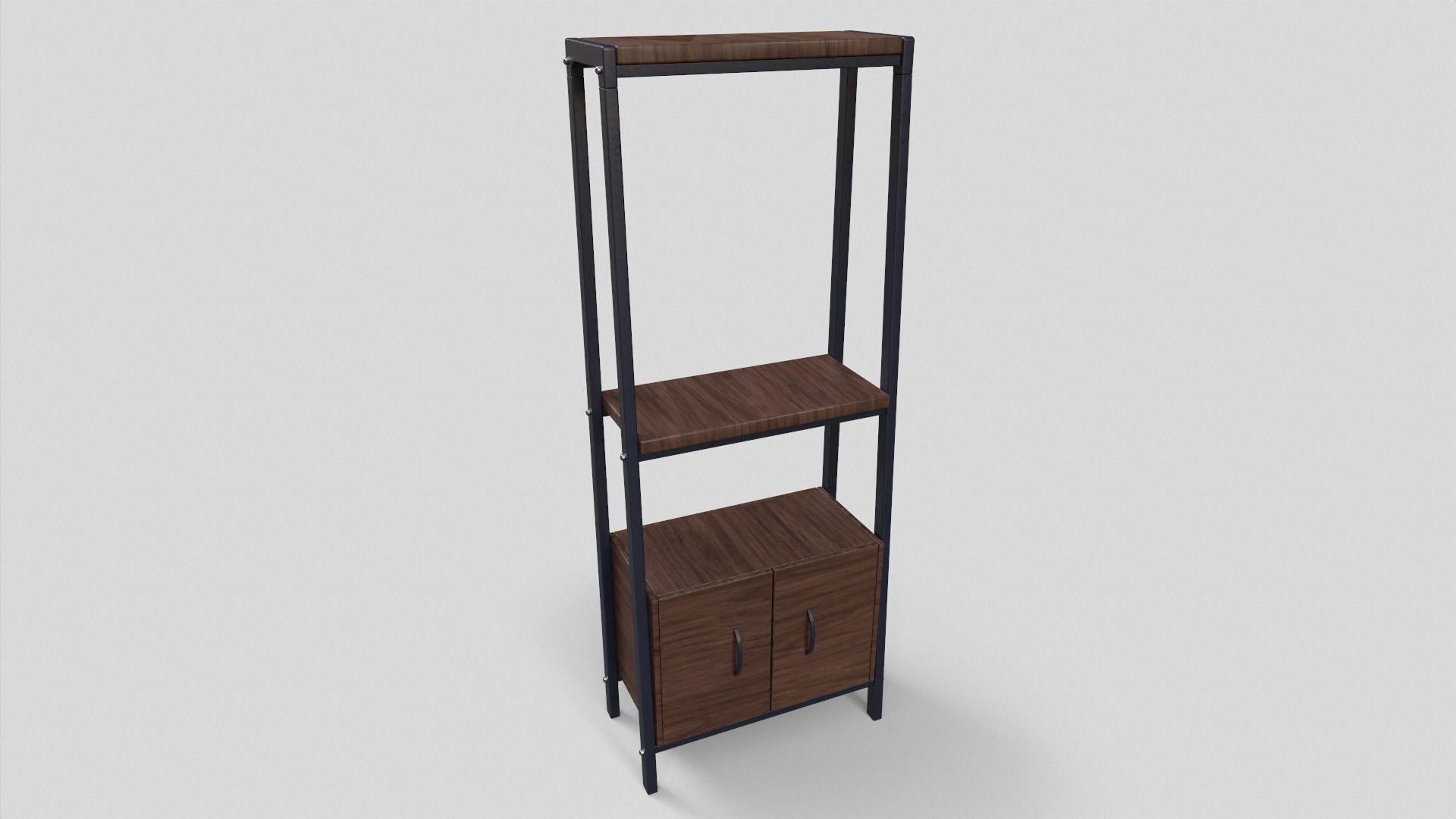 Home Furniture Low-poly 3D model_2