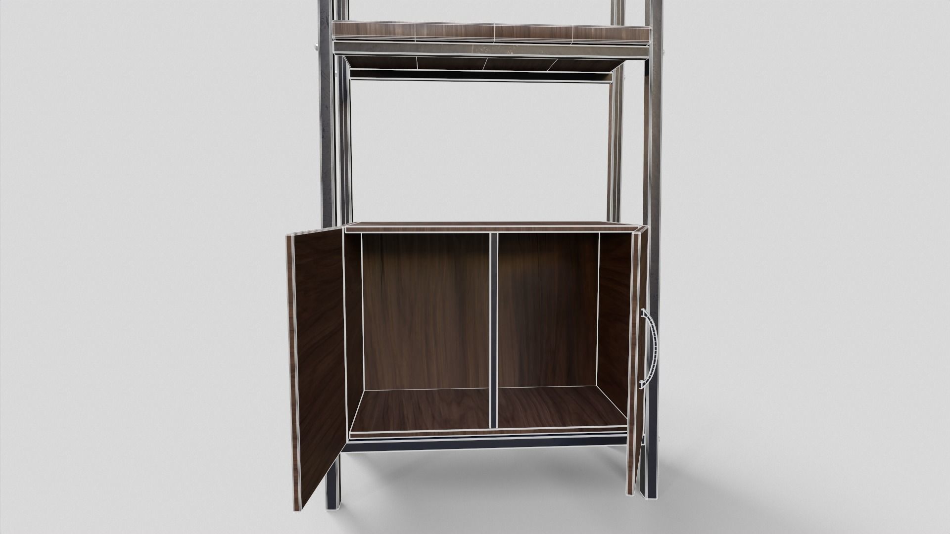 Home Furniture Low-poly 3D model_9