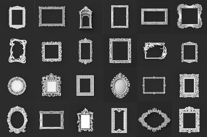 Frames pack 25  3D print model