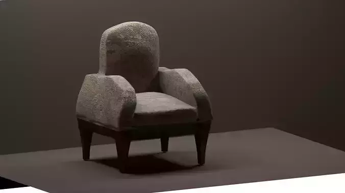 chair2 egyptian chair 3D model