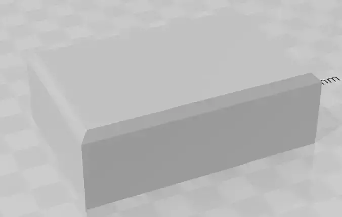 Simple 3D Cube with a phase Free low-poly 3D model