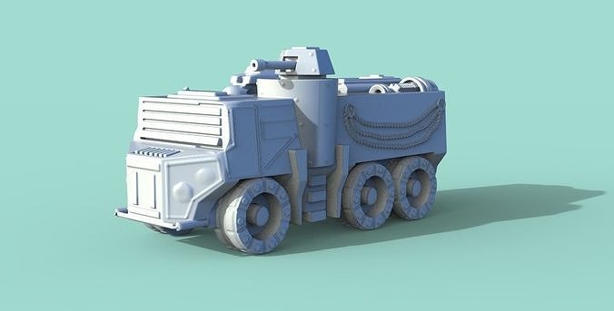 armored car 3D print model