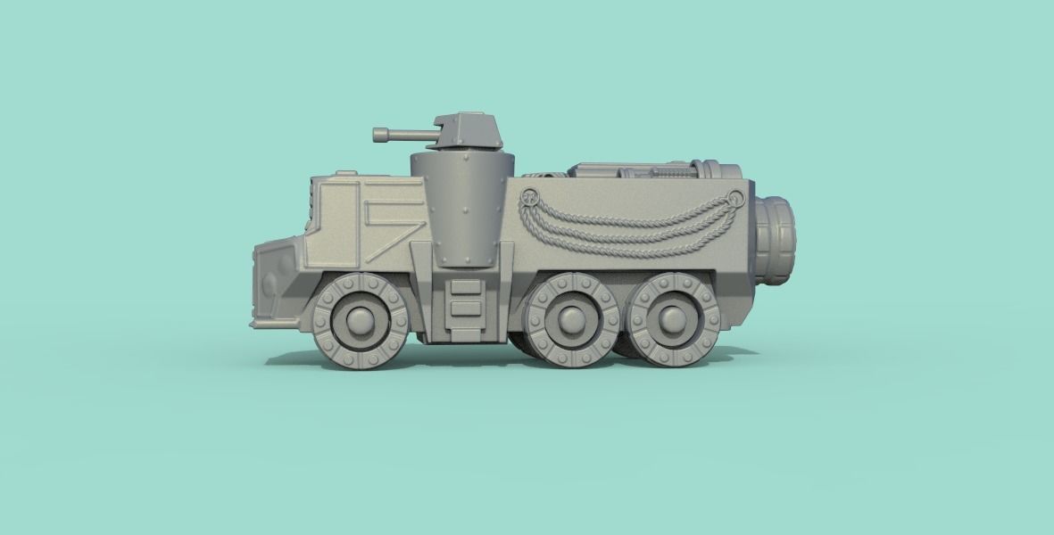 armored car 3D print model_6
