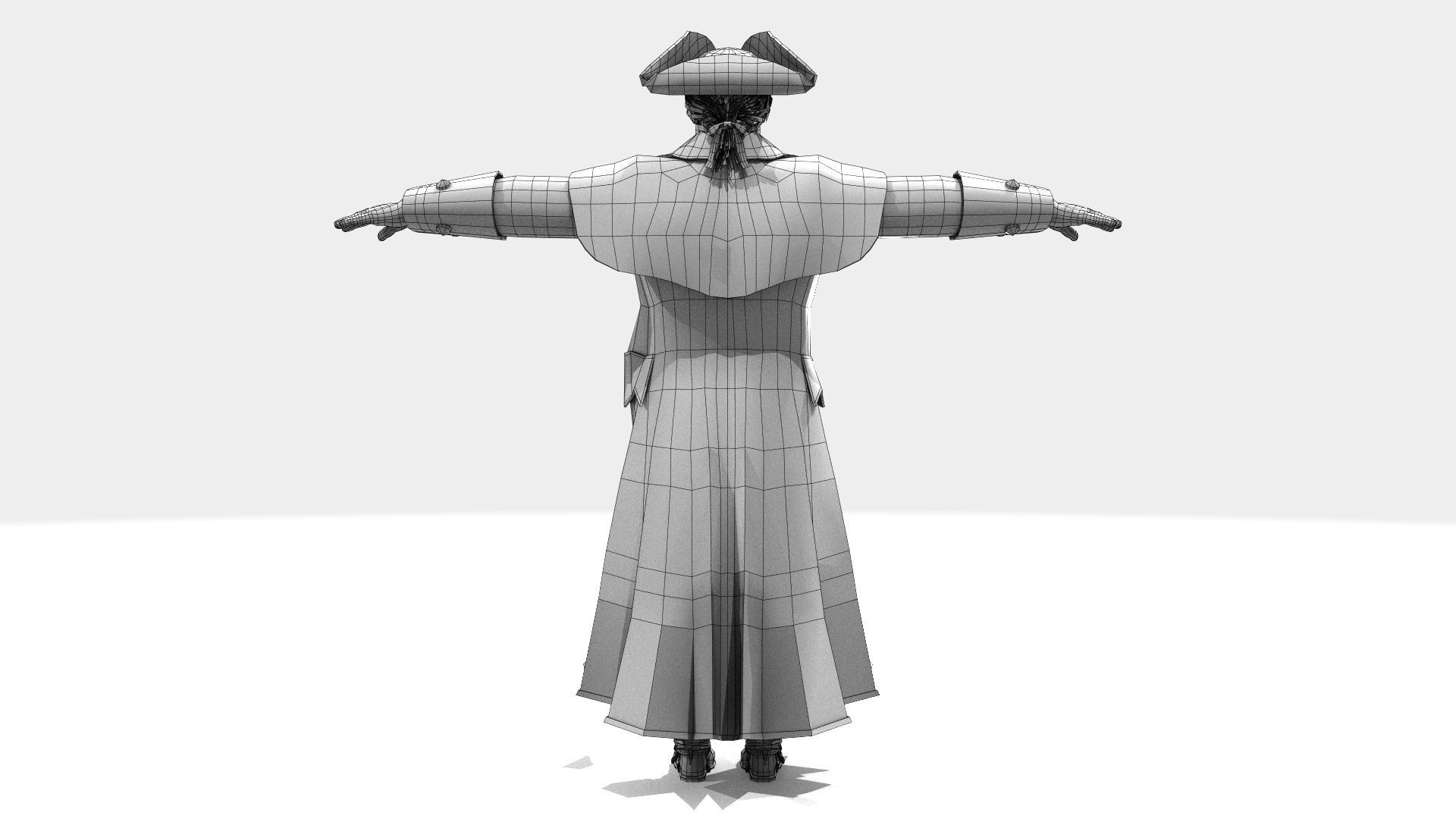 Highwayman - Rigged and Animated - Low Poly Low-poly 3D model_17