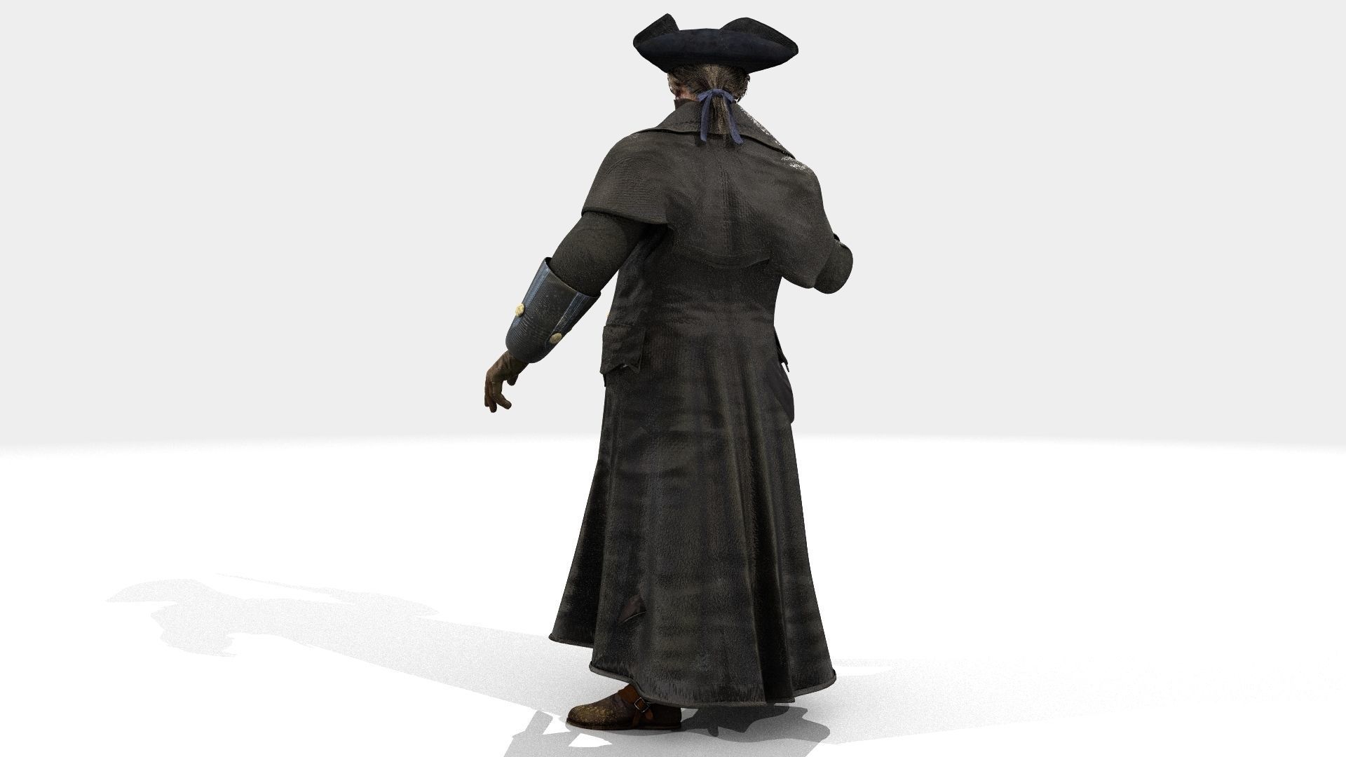 Highwayman - Rigged and Animated - Low Poly Low-poly 3D model_27