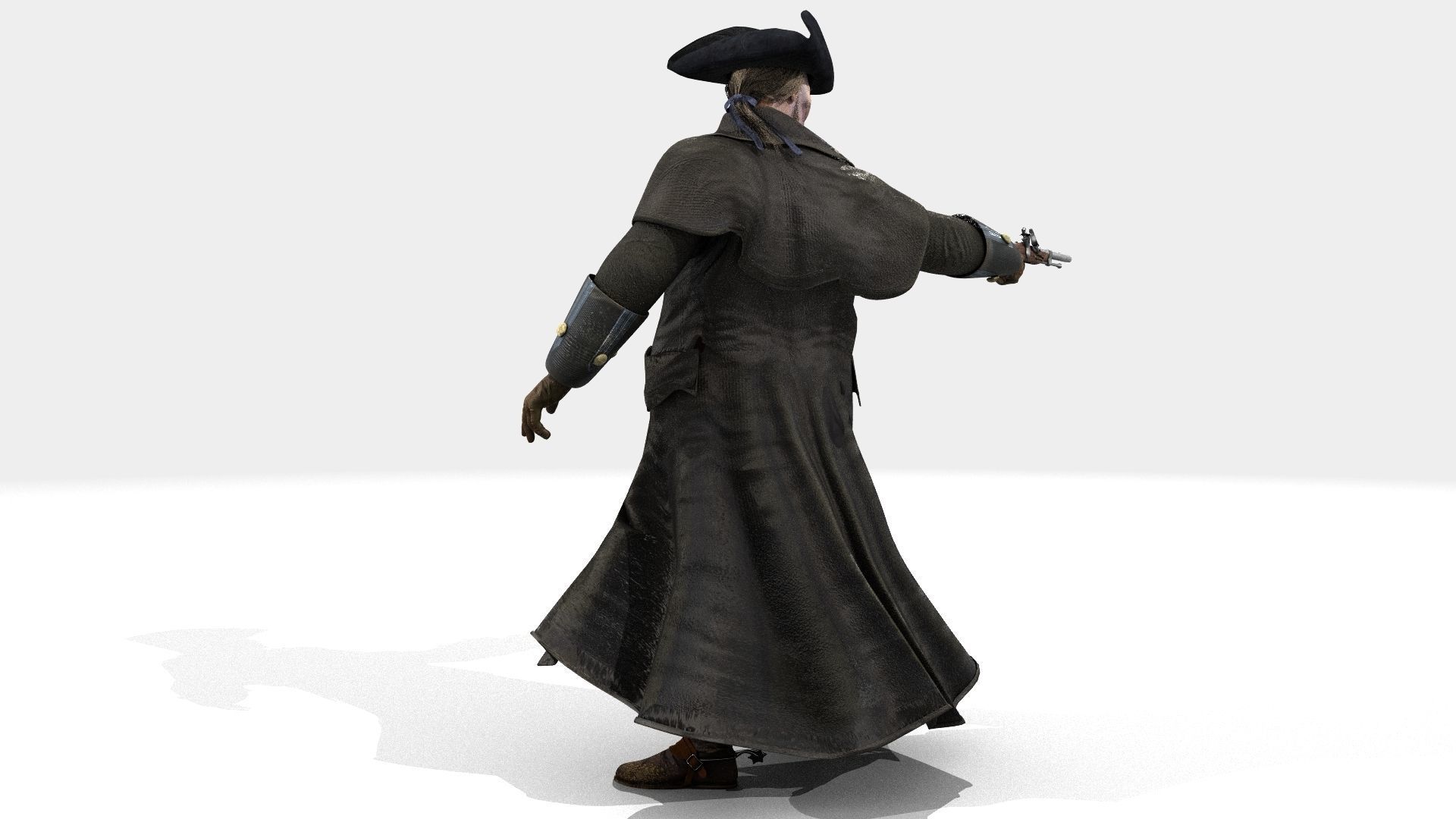 Highwayman - Rigged and Animated - Low Poly Low-poly 3D model_36