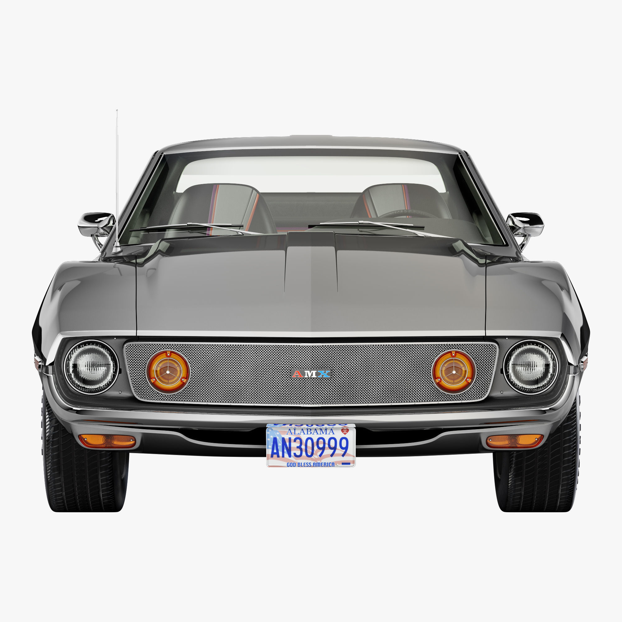 AMC AMX pierre cardin-1973 3D model_2