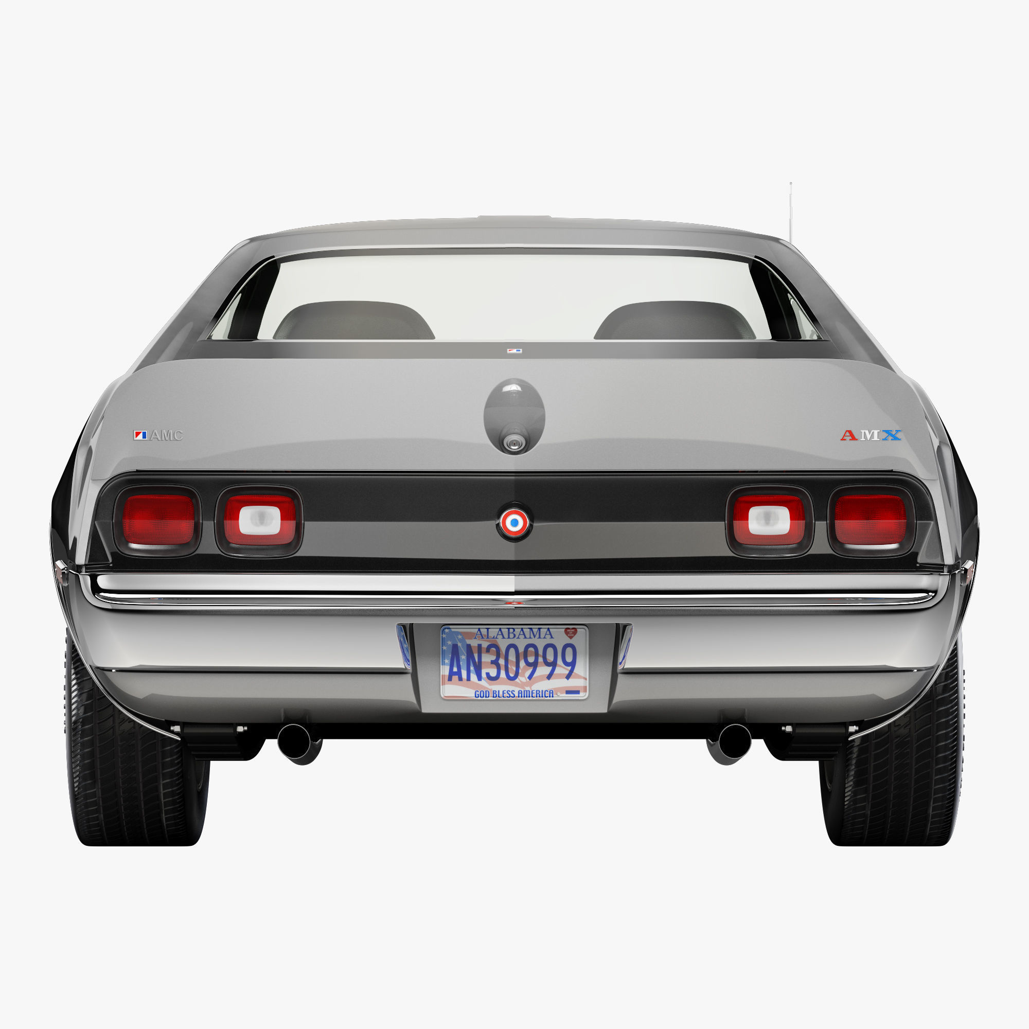 AMC AMX pierre cardin-1973 3D model_3