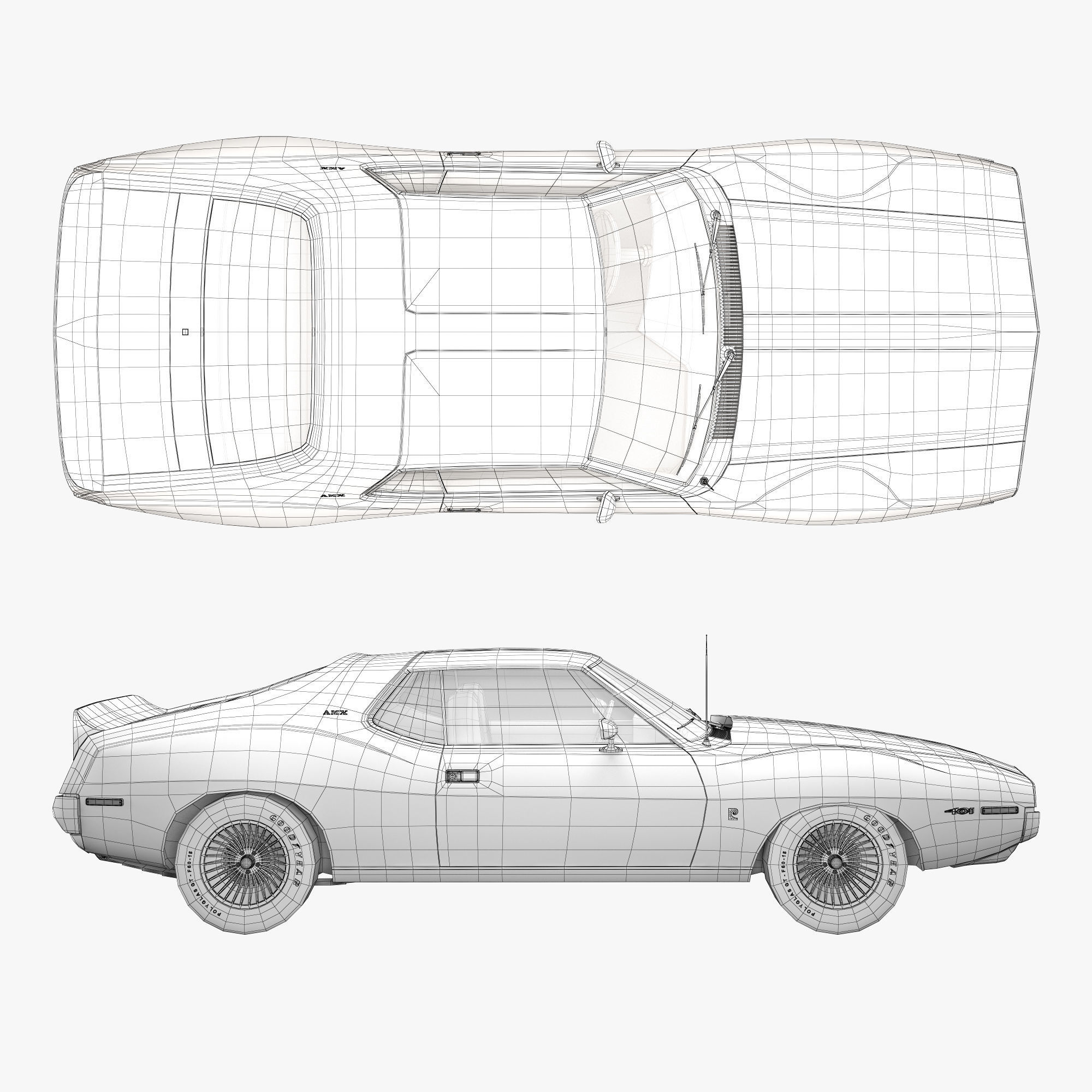AMC AMX pierre cardin-1973 3D model_17