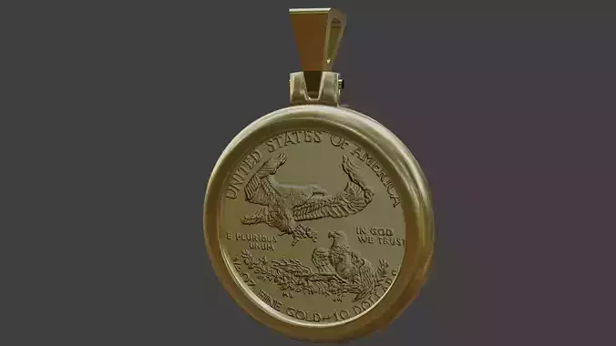 Quarter ounce American dollar bezel mounts