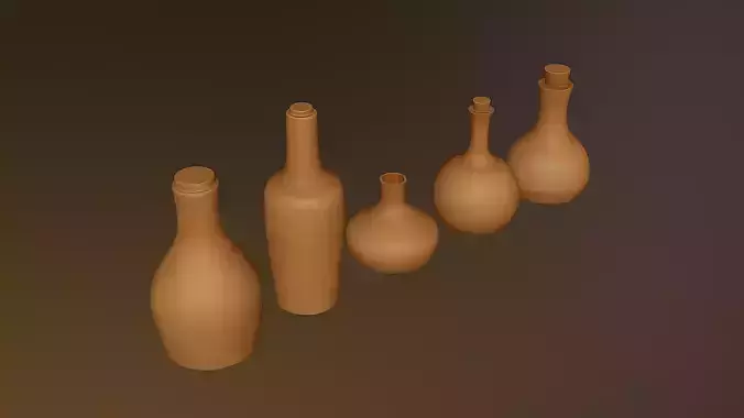 Bottle Collection set of wine bottles