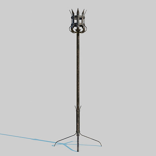 Standing Torch 3D model