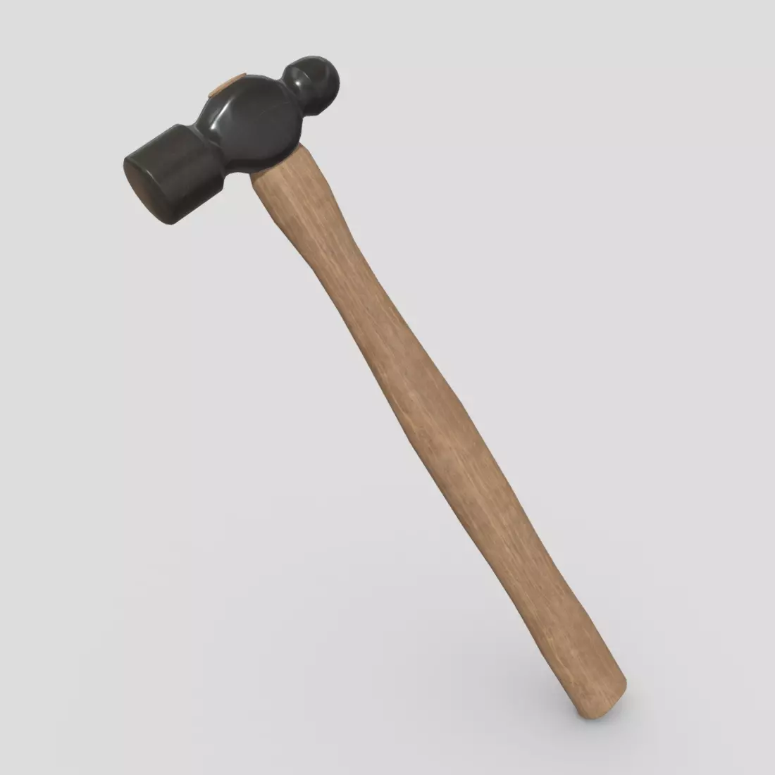 Ball Peen Hammer Low-poly 3D model