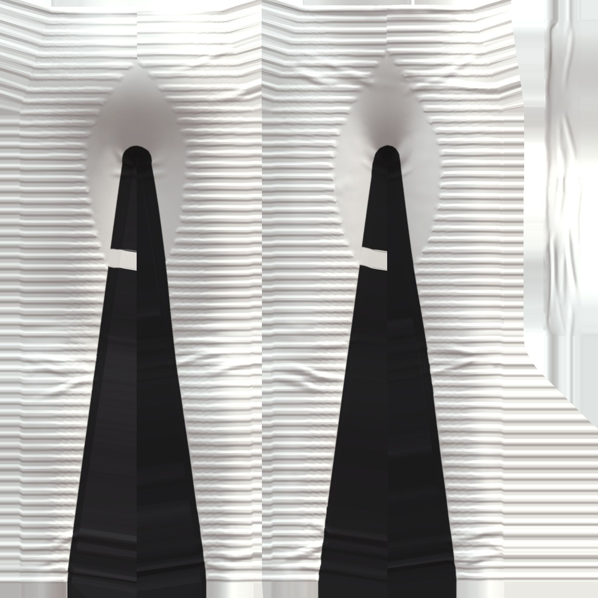 Future Pants Low-poly 3D model_9