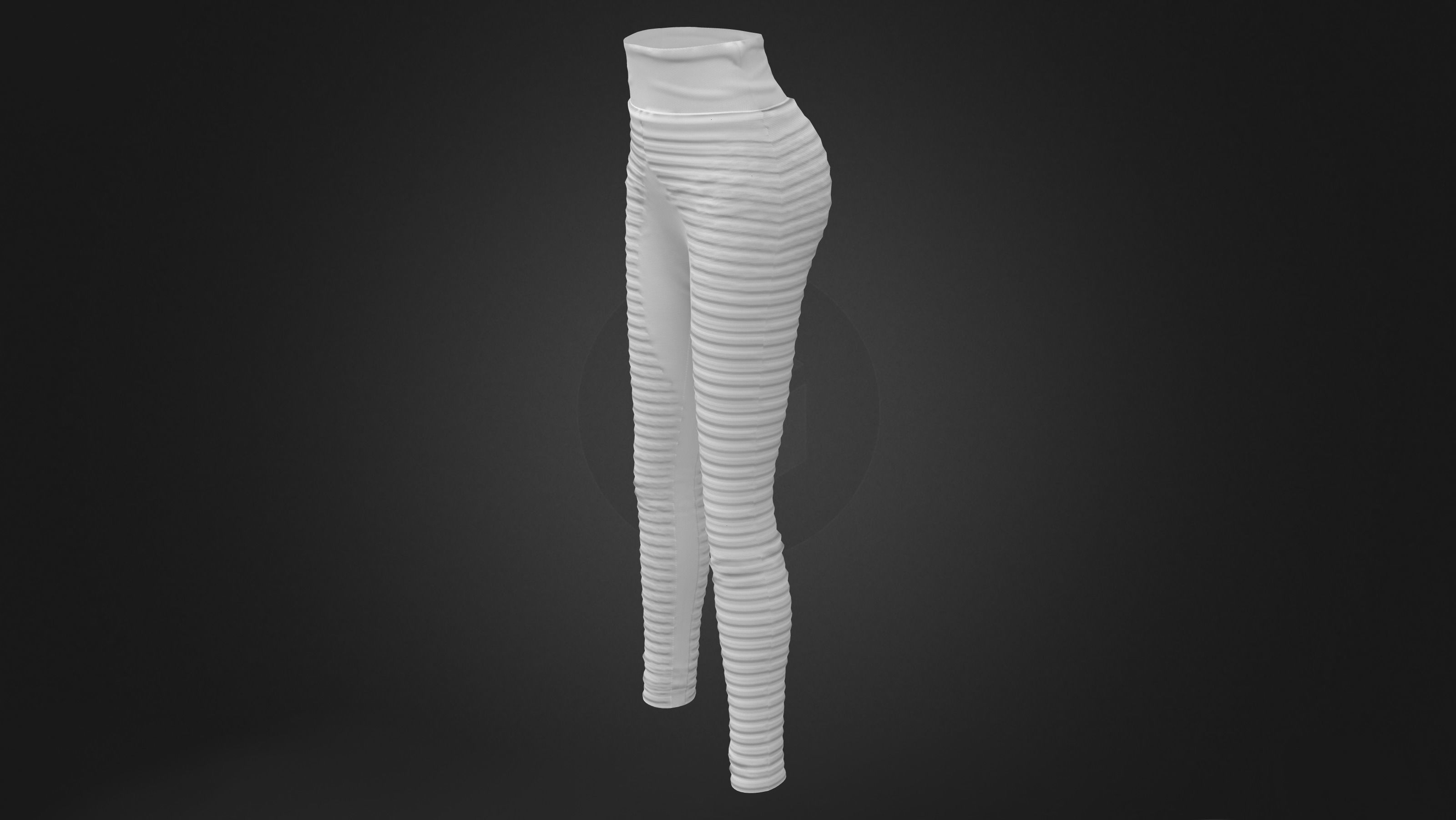 Future Pants Low-poly 3D model_8