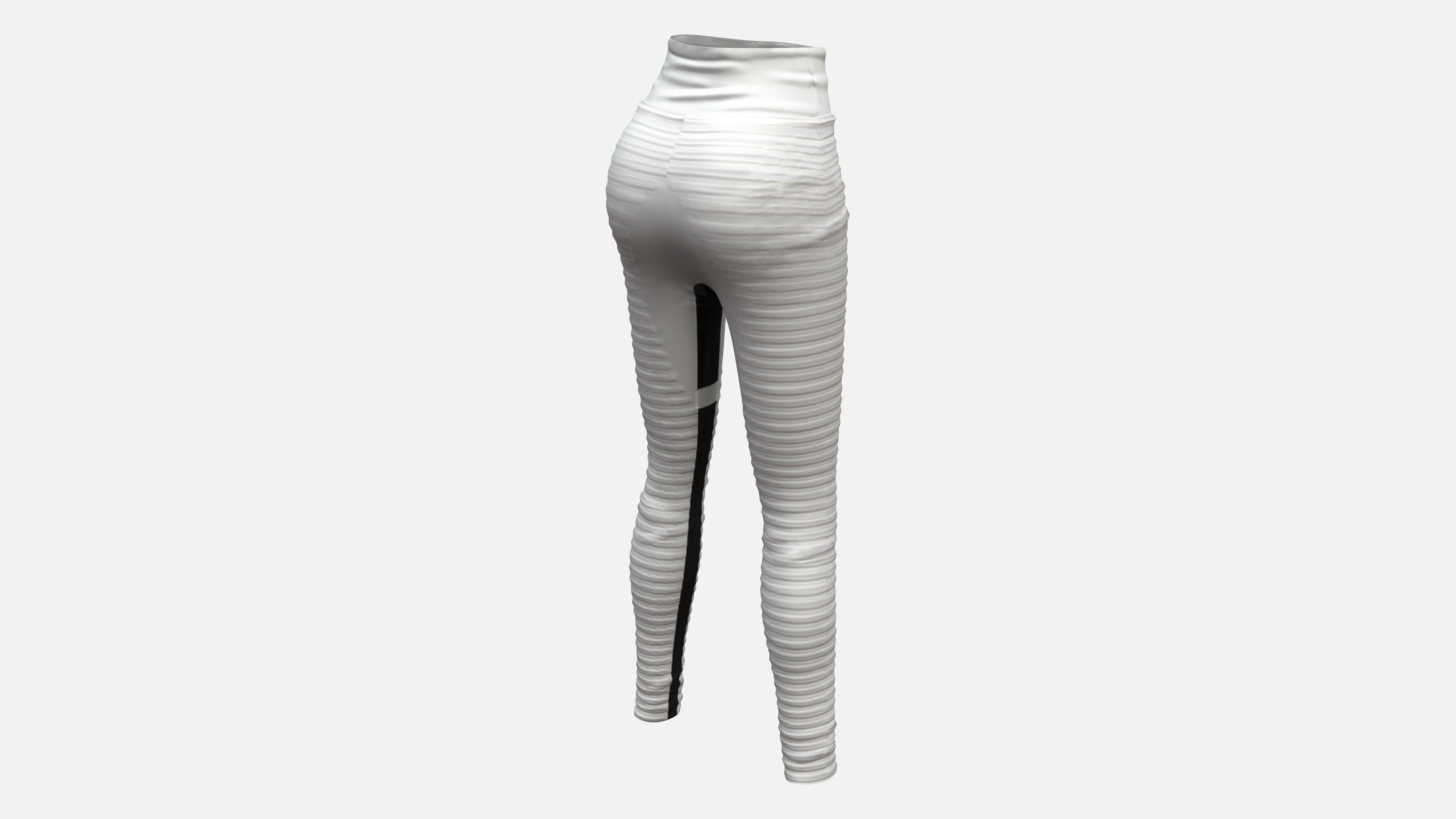 Future Pants Low-poly 3D model_4