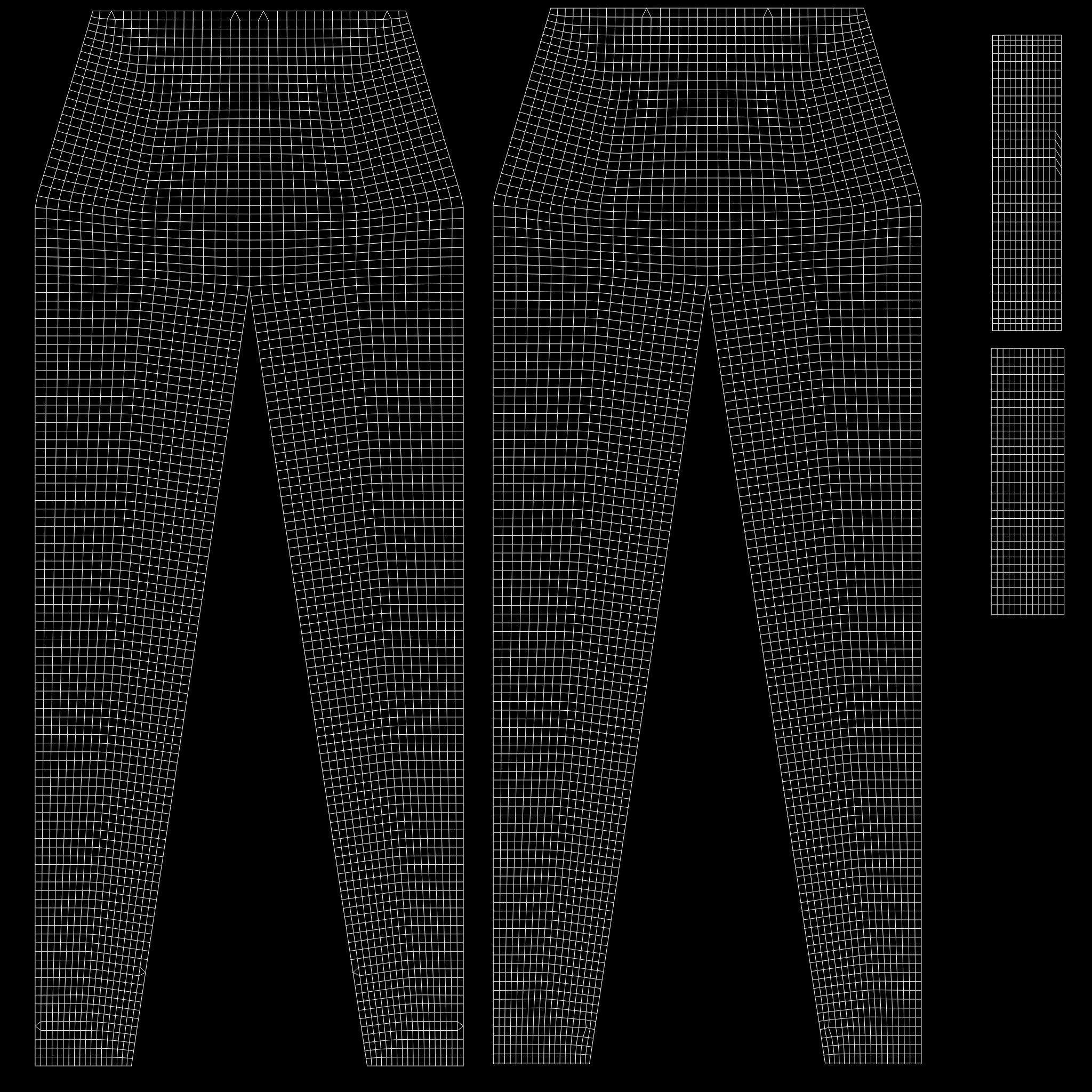 Future Pants Low-poly 3D model_13