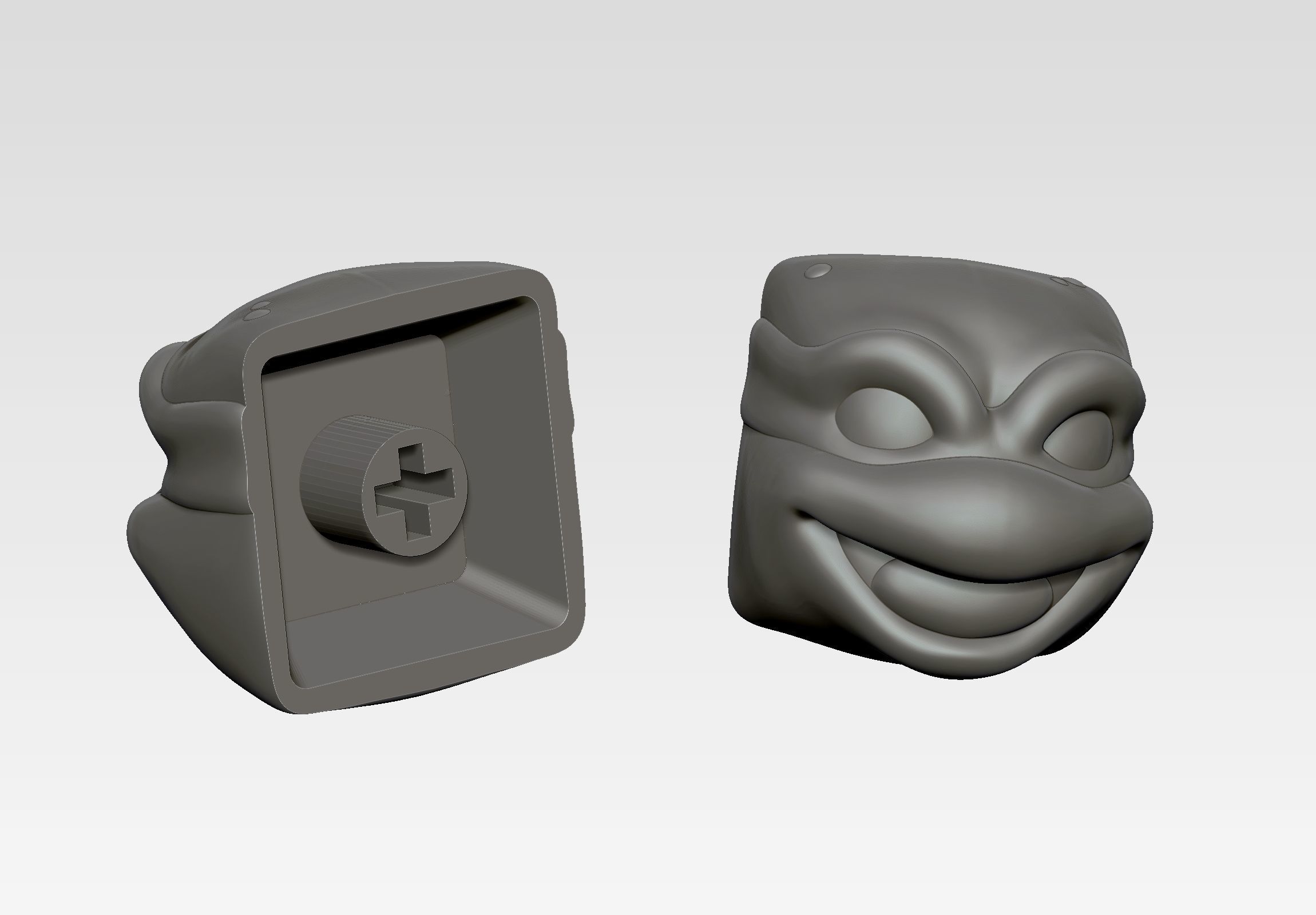 TMNT - KEYCAP 3D MECHANICAL KEYBOARD 3D print model_9