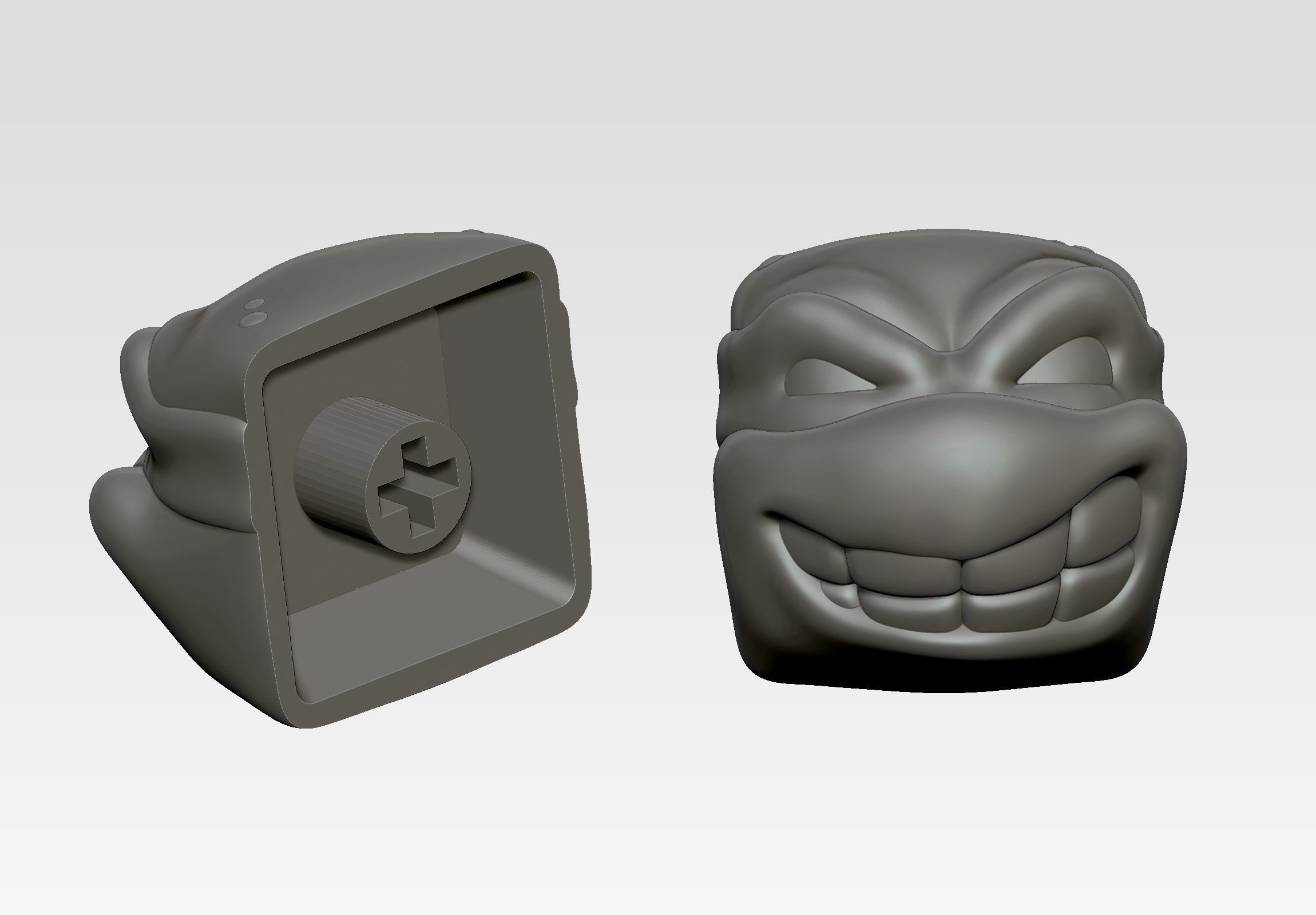 TMNT - KEYCAP 3D MECHANICAL KEYBOARD 3D print model_5