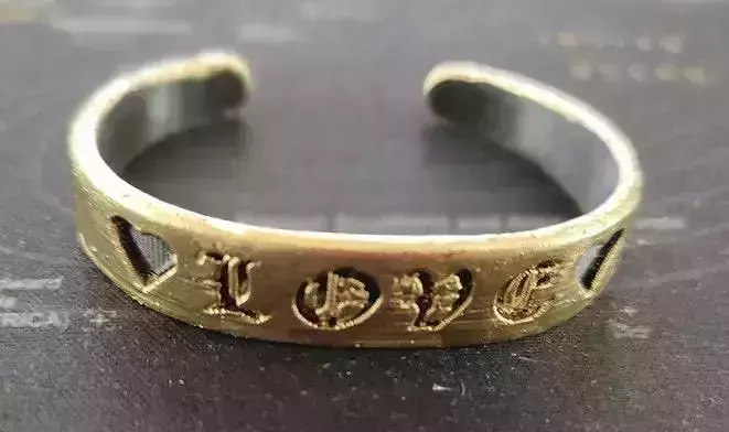 bracelet love 3D print model