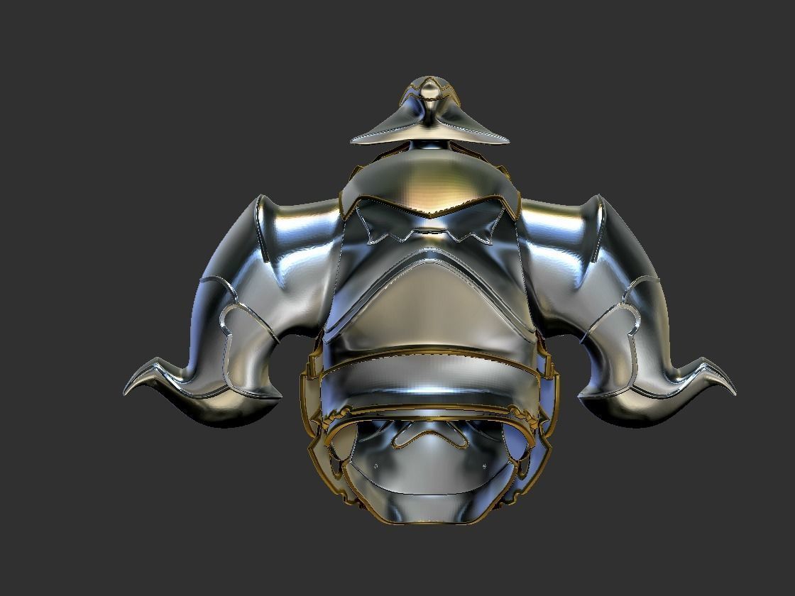 Final Fantasy Judge Gabranth helmet cosplay 3D print model_2