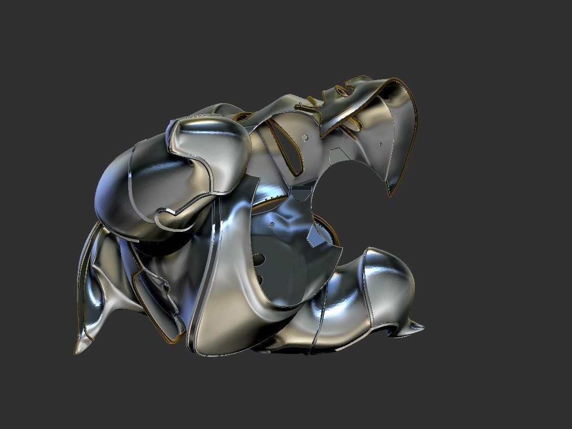 Final Fantasy Judge Gabranth helmet cosplay 3D print model_18