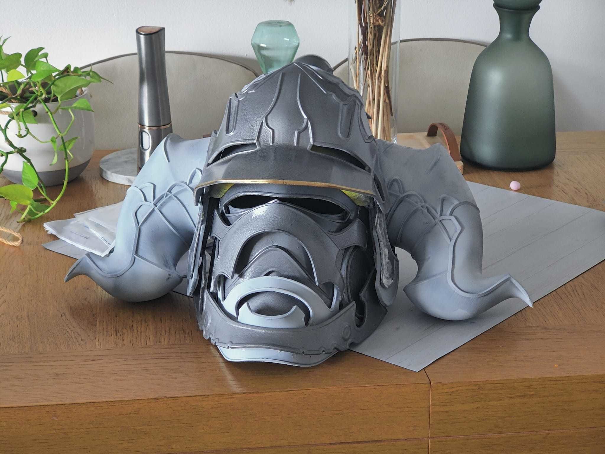 Final Fantasy Judge Gabranth helmet cosplay 3D print model_34