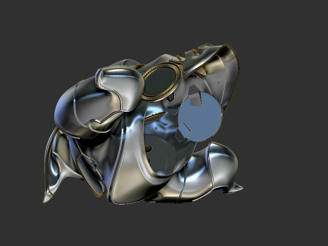 Final Fantasy Judge Gabranth helmet cosplay 3D print model_19