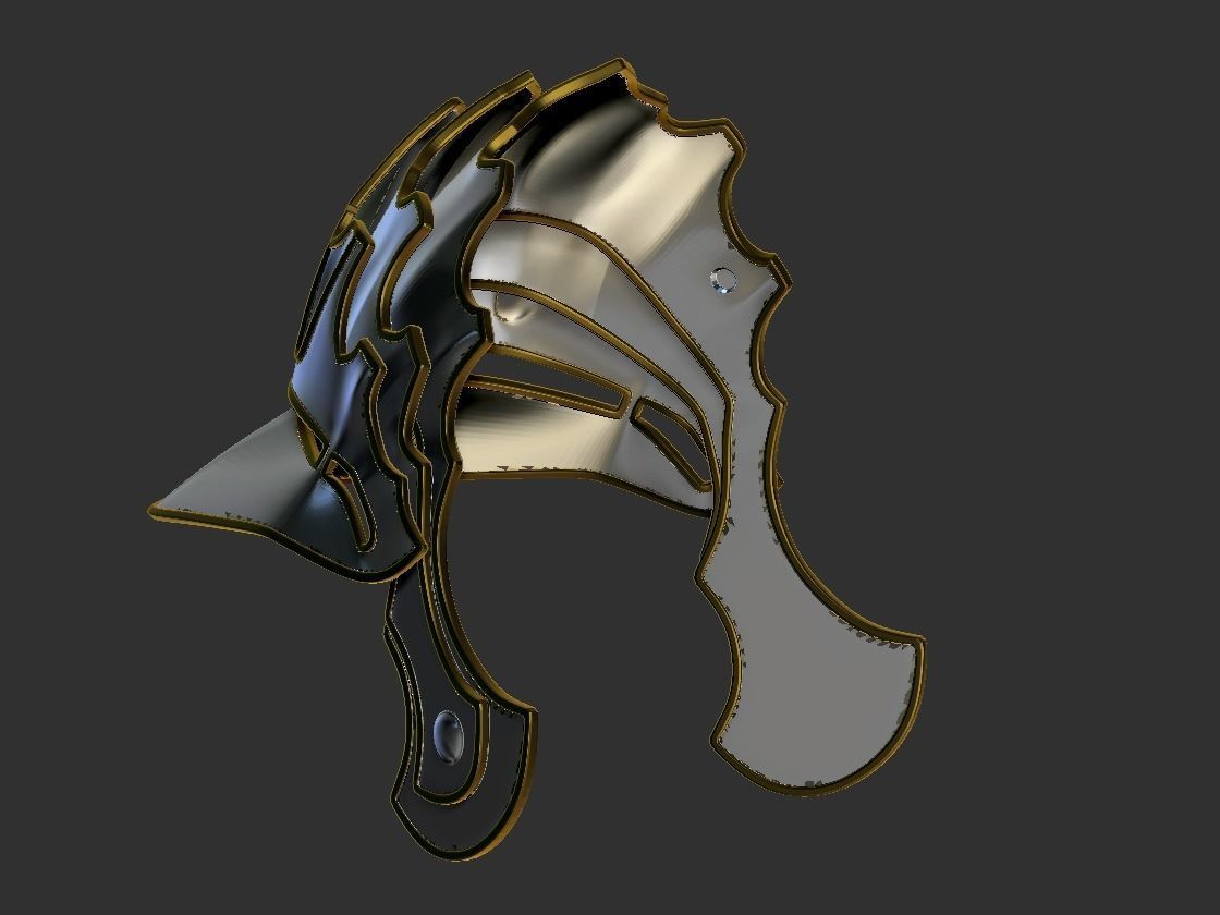 Final Fantasy Judge Gabranth helmet cosplay 3D print model_14