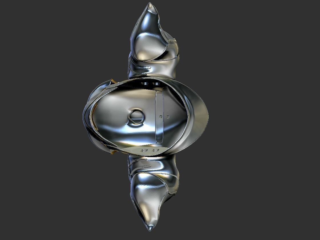 Final Fantasy Judge Gabranth helmet cosplay 3D print model_8