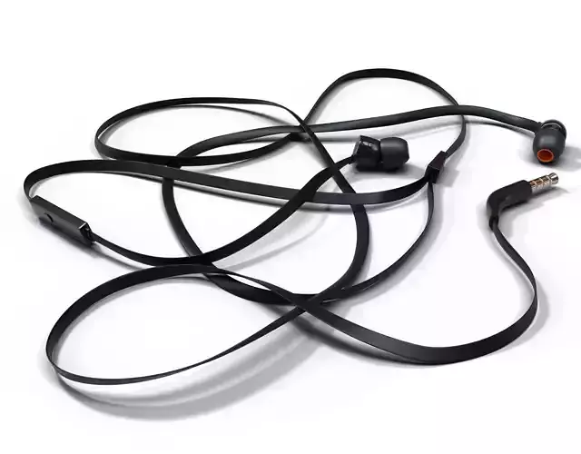 JBL In Ear Headphones Low-poly 3D model
