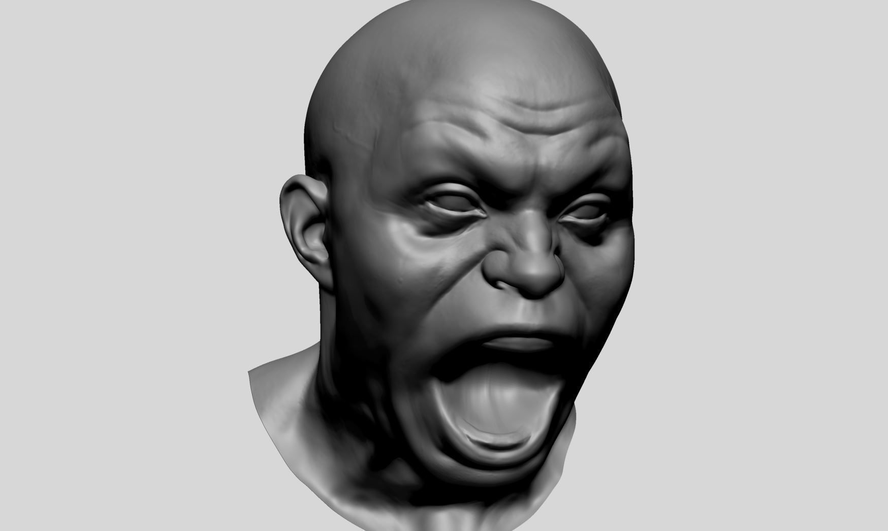Male Facial Expression 3D model_11