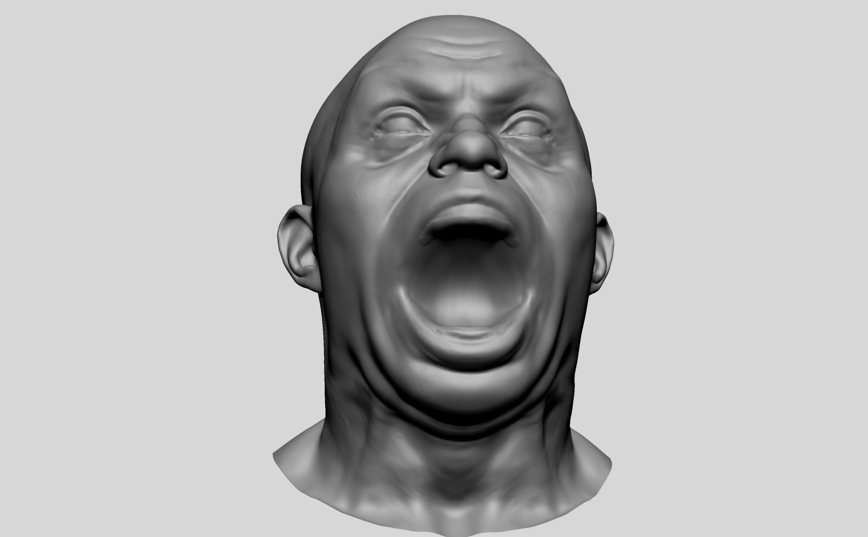 Male Facial Expression 3D model_10