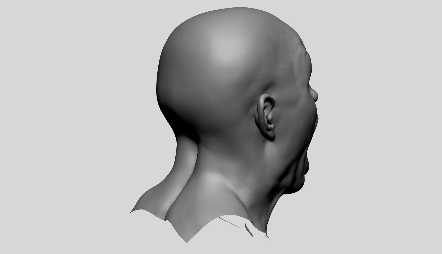 Male Facial Expression 3D model_3