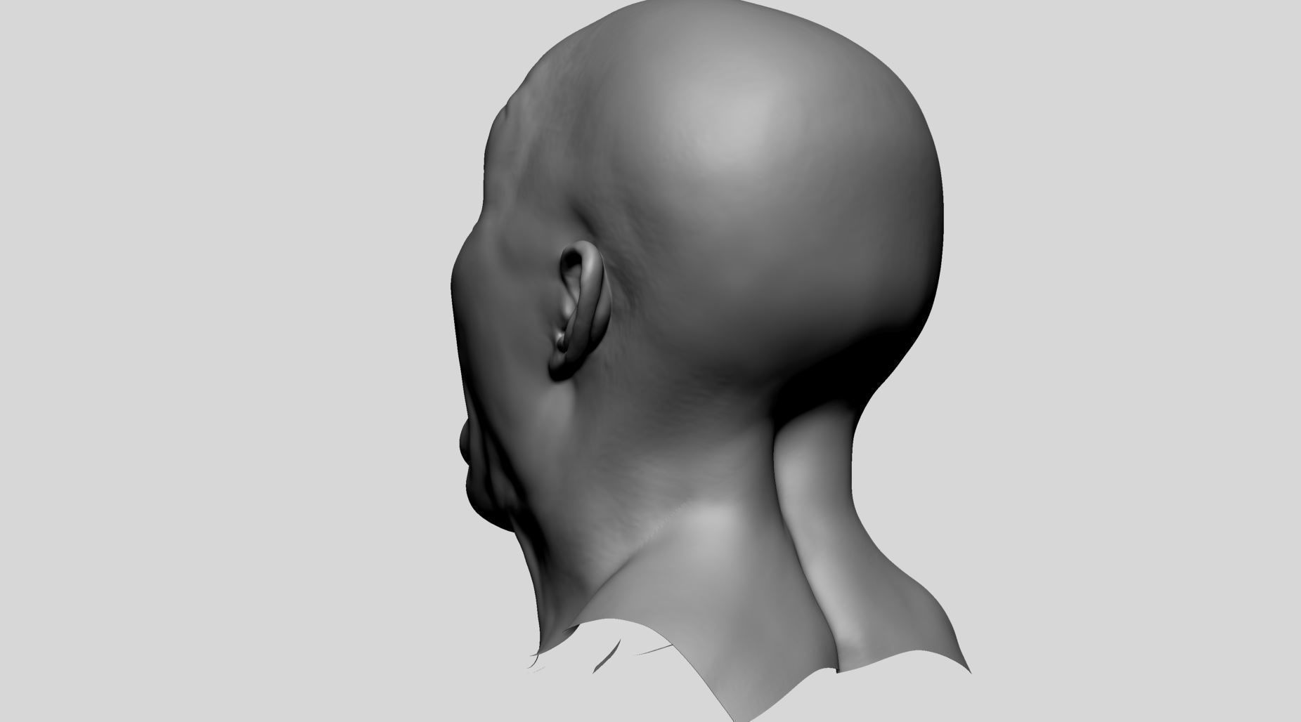 Male Facial Expression 3D model_6