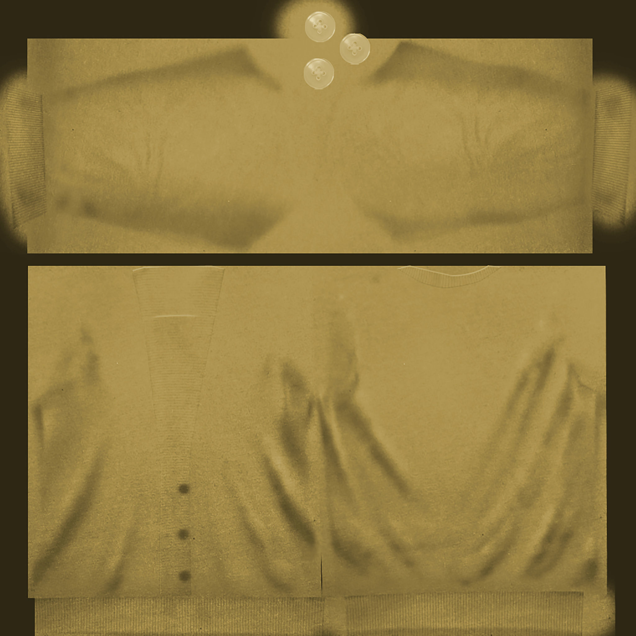 Ladies Cardigan Unbuttoned Low-poly 3D model_17