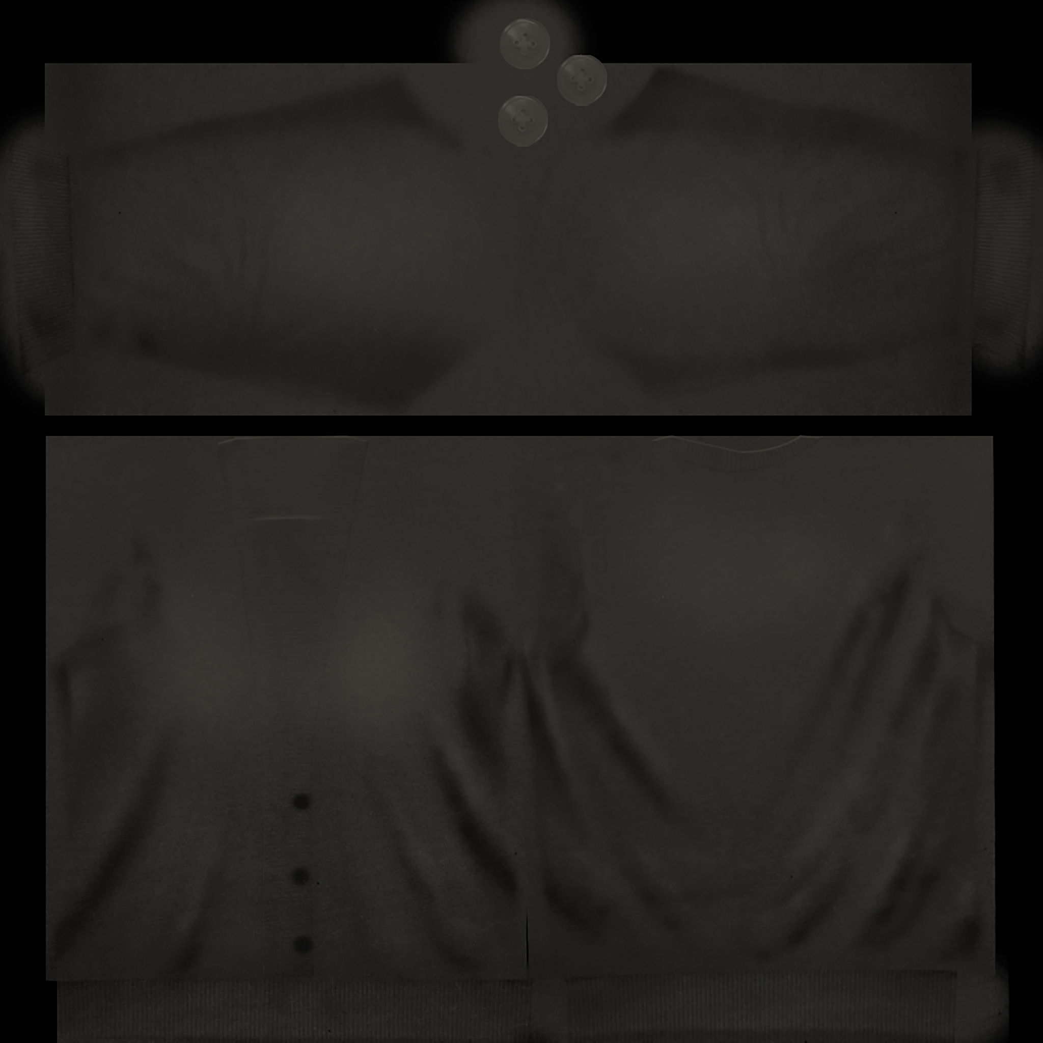 Ladies Cardigan Unbuttoned Low-poly 3D model_14