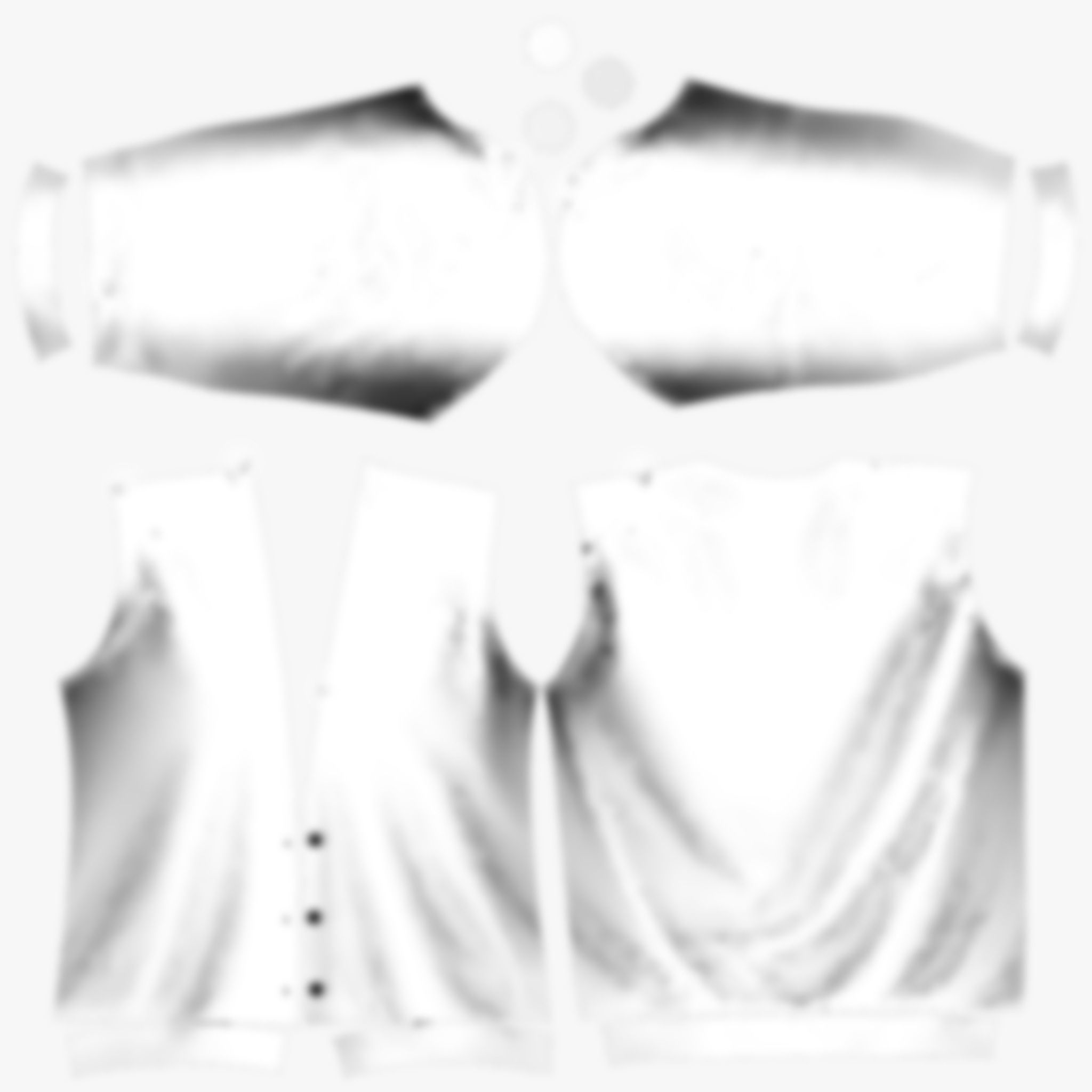 Ladies Cardigan Unbuttoned Low-poly 3D model_21