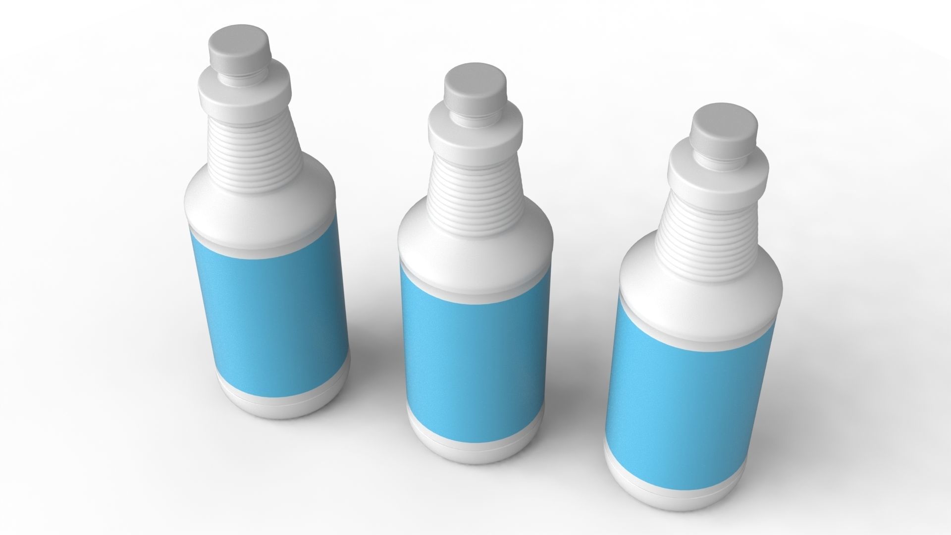 Disinfectant Bottle 3D model_4