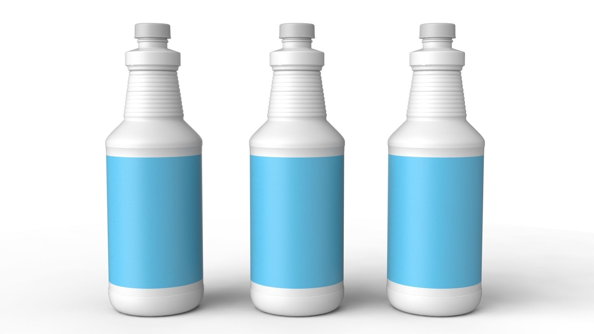 Disinfectant Bottle 3D model_3