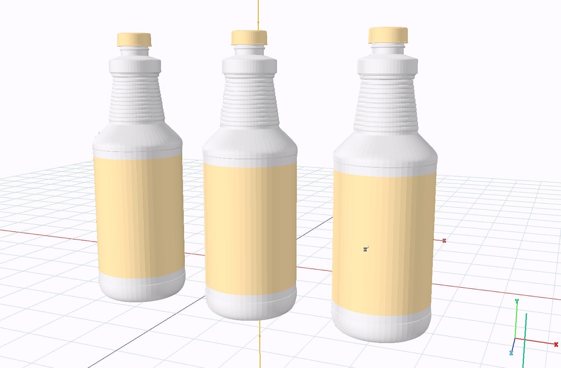 Disinfectant Bottle 3D model_9