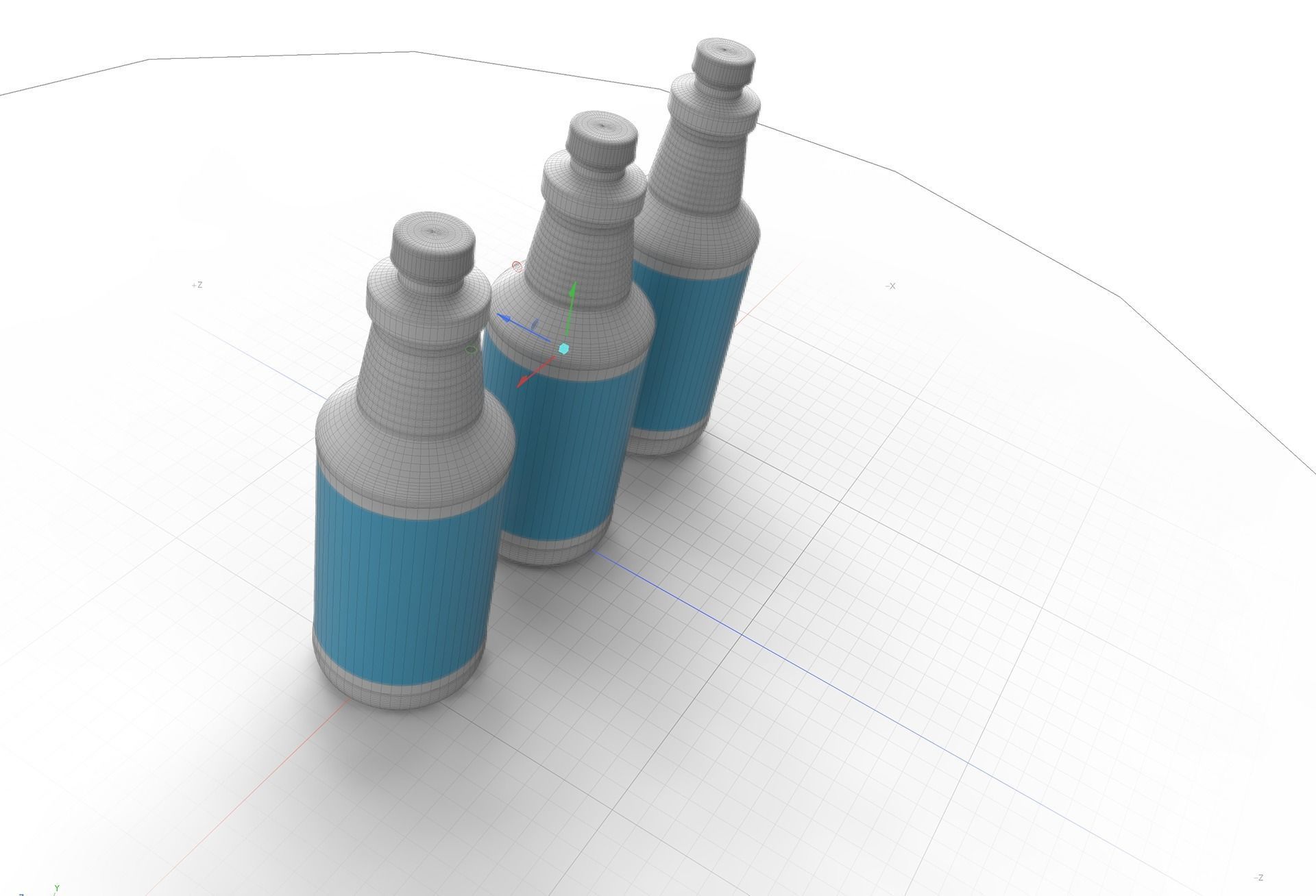 Disinfectant Bottle 3D model_8