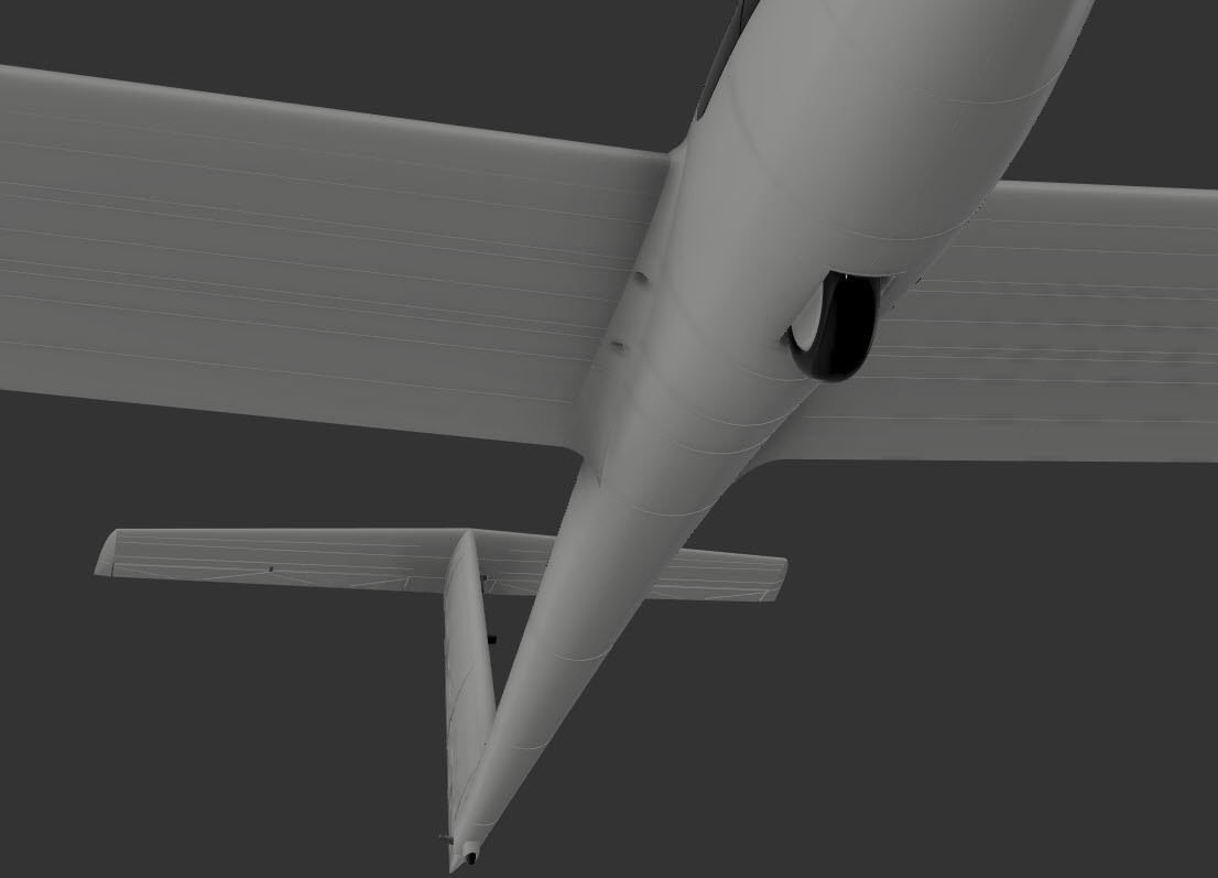 RC SAILPLANE WINGSPAN 2350mm   3D print model_8