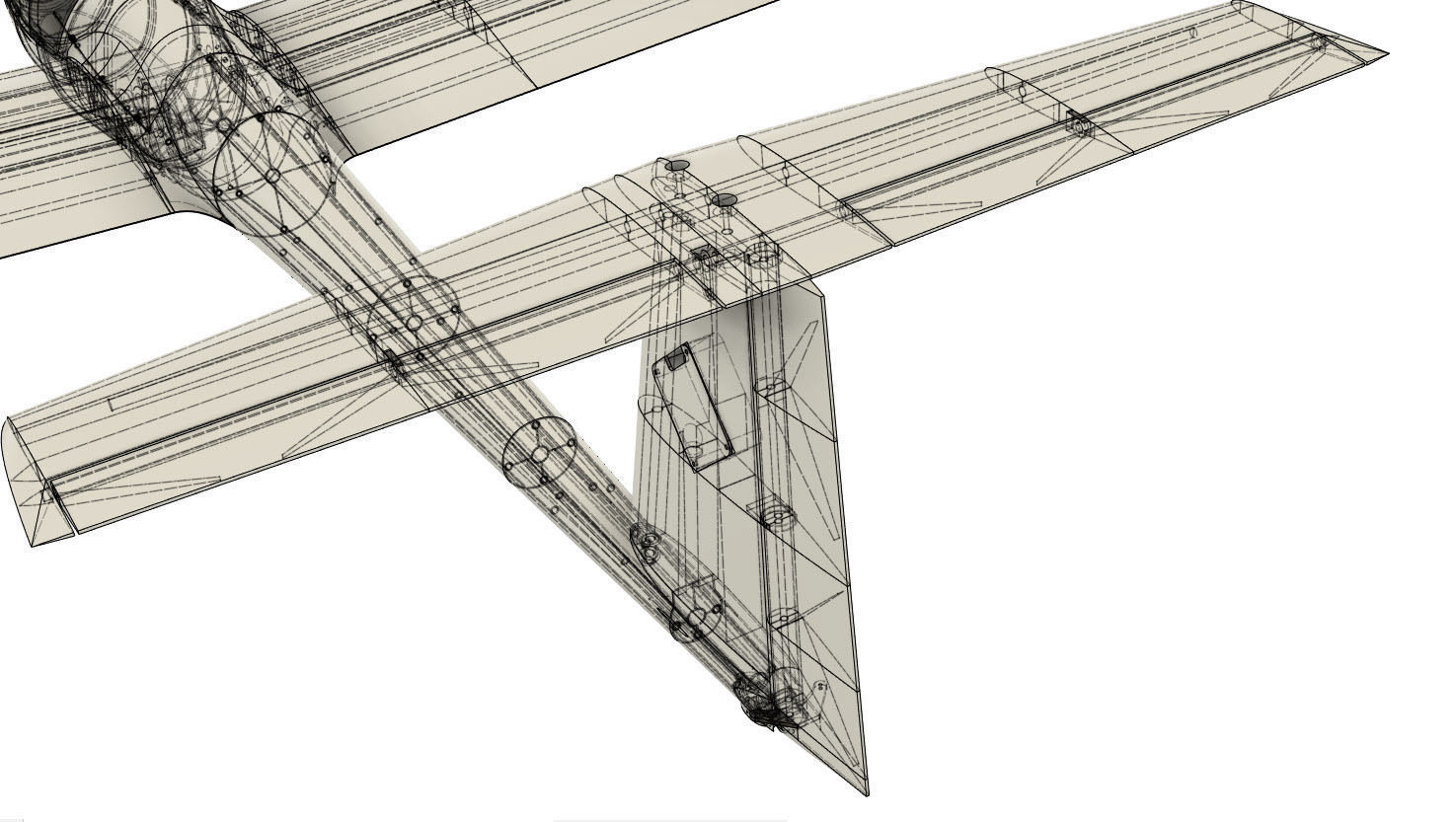 RC SAILPLANE WINGSPAN 2350mm   3D print model_6
