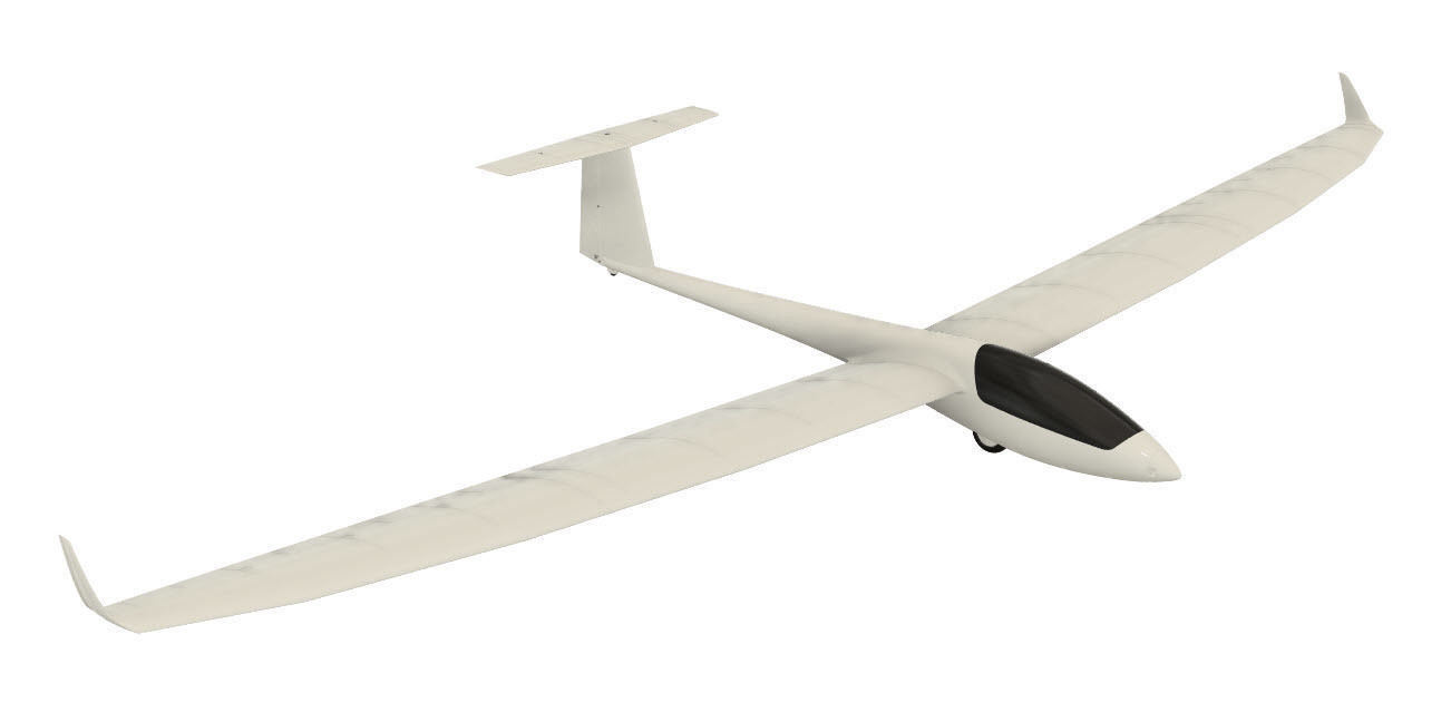RC SAILPLANE WINGSPAN 2350mm   3D print model_3