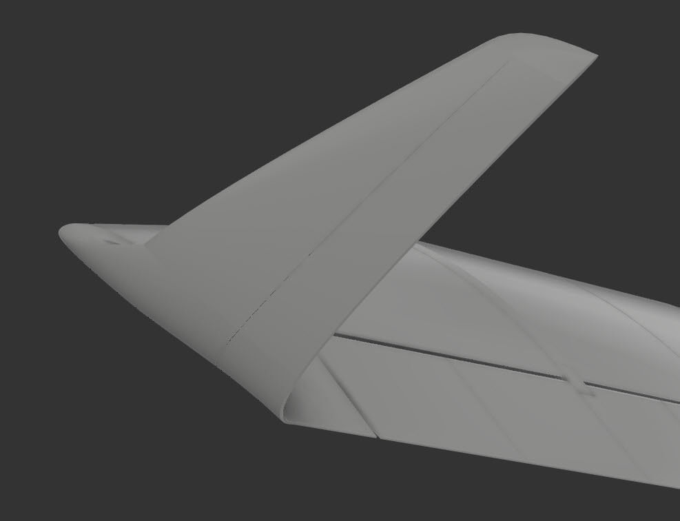 RC SAILPLANE WINGSPAN 2350mm   3D print model_7
