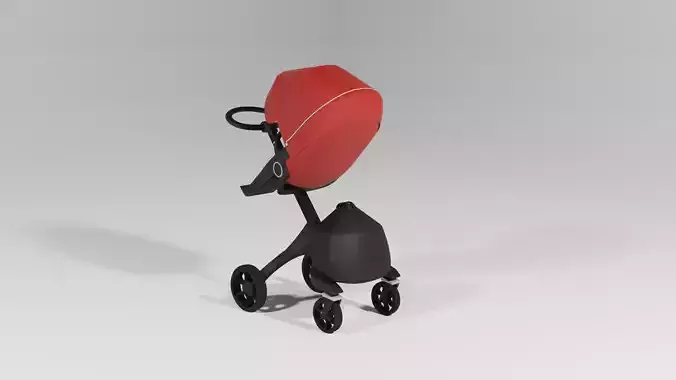 Unique design red baby stroller with container S